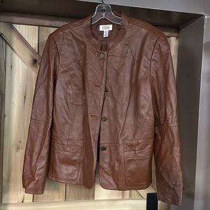 Talbots leather jacket. Nice condition.